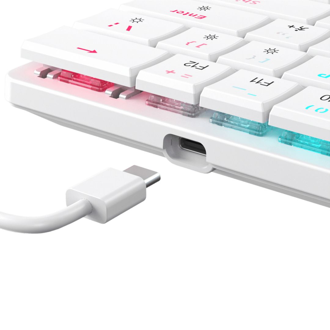 White Shark Nagamaki RGB Gaming keyboard Black US