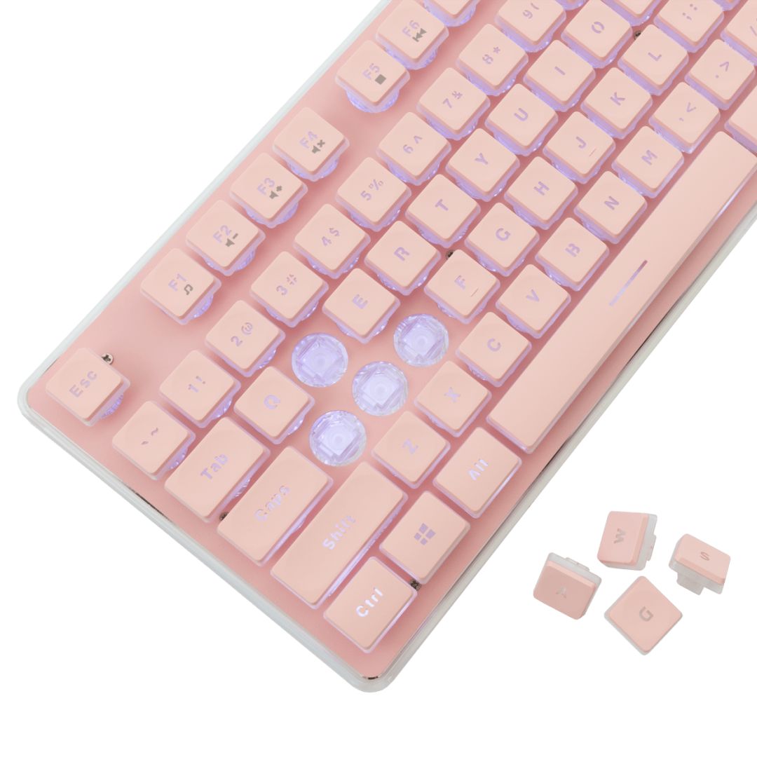 White Shark Tachi Gaming Keyboard Pink US