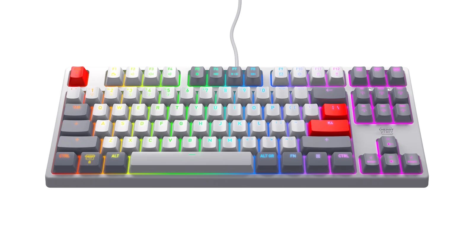 Cherry XTRFY K4V2 Mechanical Gaming RGB Keyboard Retro Edition US