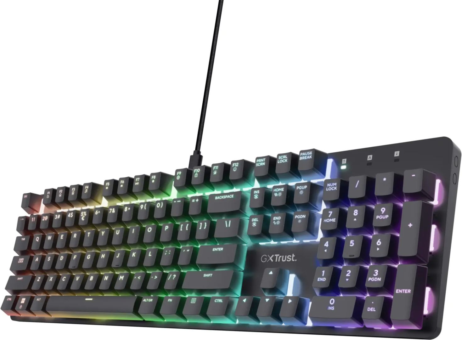 Trust GXT 871 Zora Mechanical Gaming Keyboard Black US