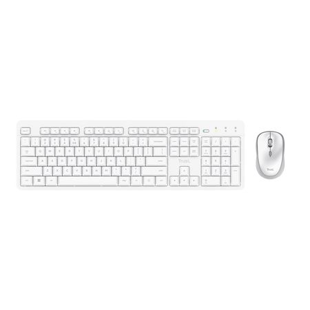 Trust Ody II Wireless Keyboard Combo White US