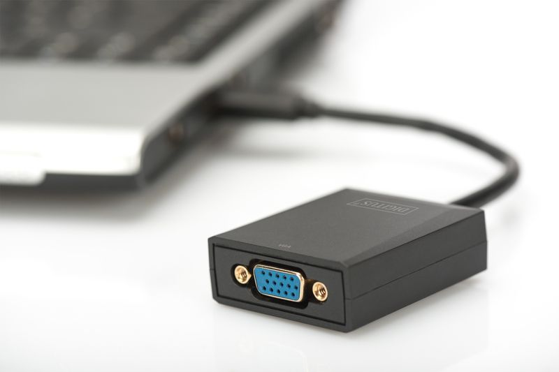 Digitus USB3.0 to VGA Adapter Black