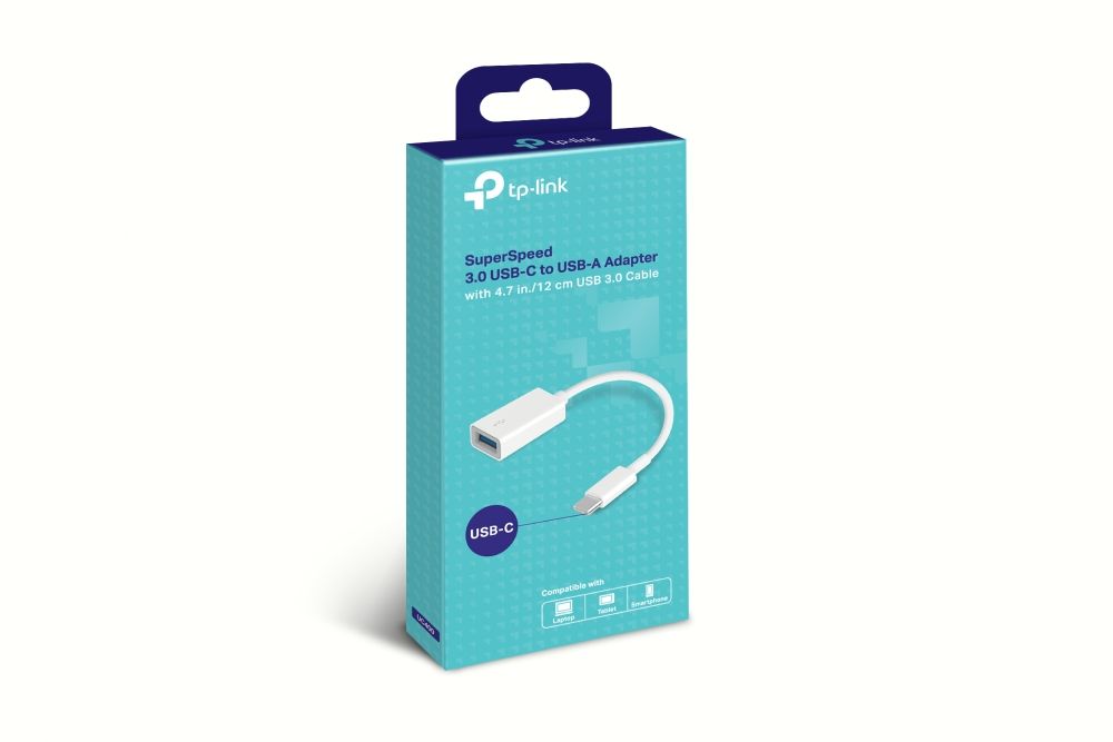 TP-Link UC400 SuperSpeed 3.0 USB-C to USB-A Adapter White