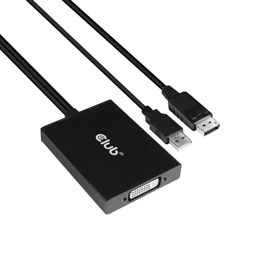 Club3D DisplayPort to Dual Link DVI-D Active Adapter