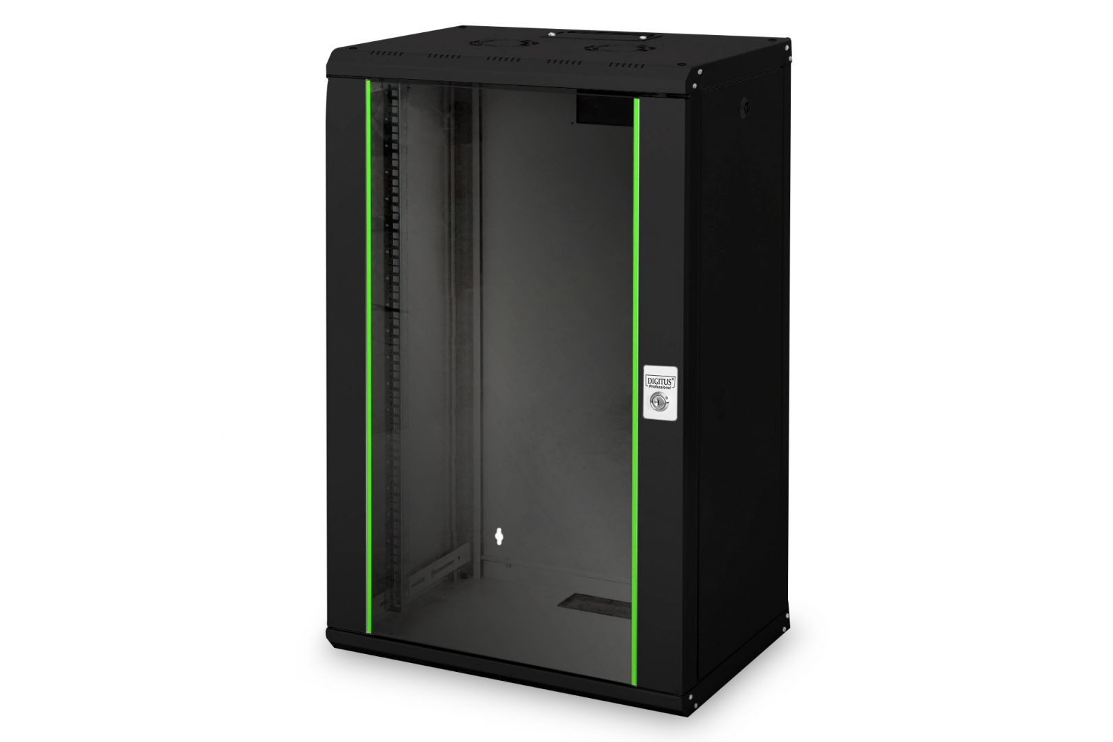 Digitus DN-19 20-U-SW Falra szerelhető Rackszekrény Black