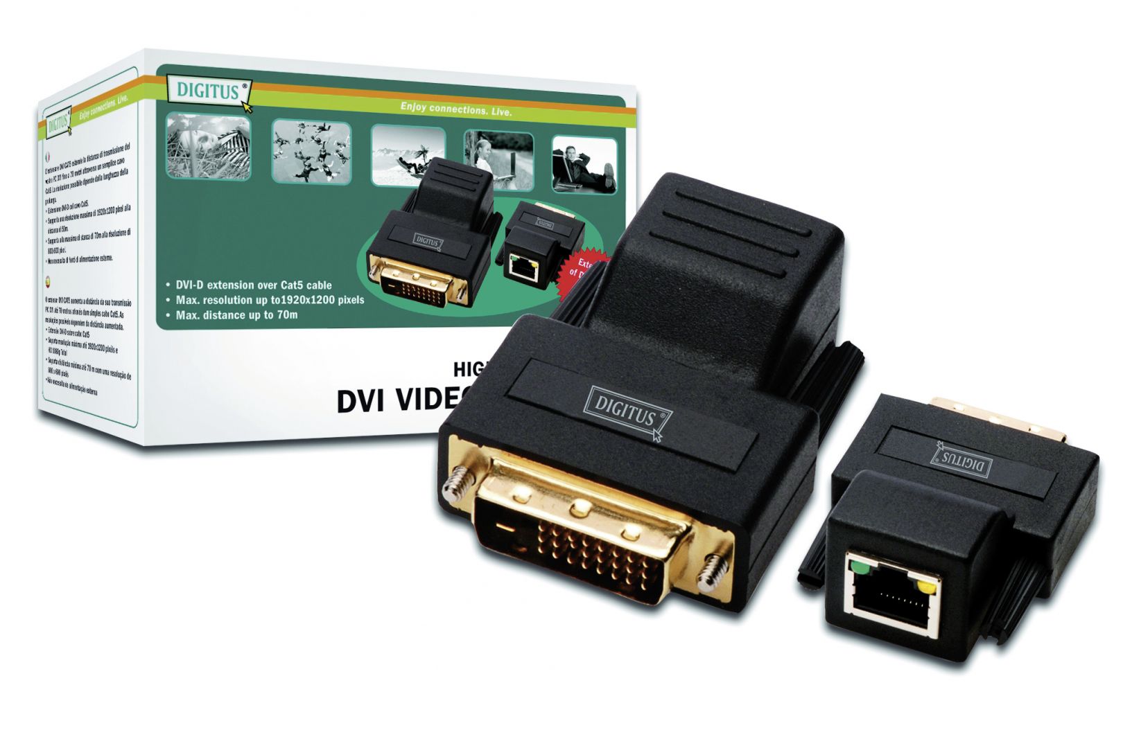 Digitus DVI Video Extender over Cat5