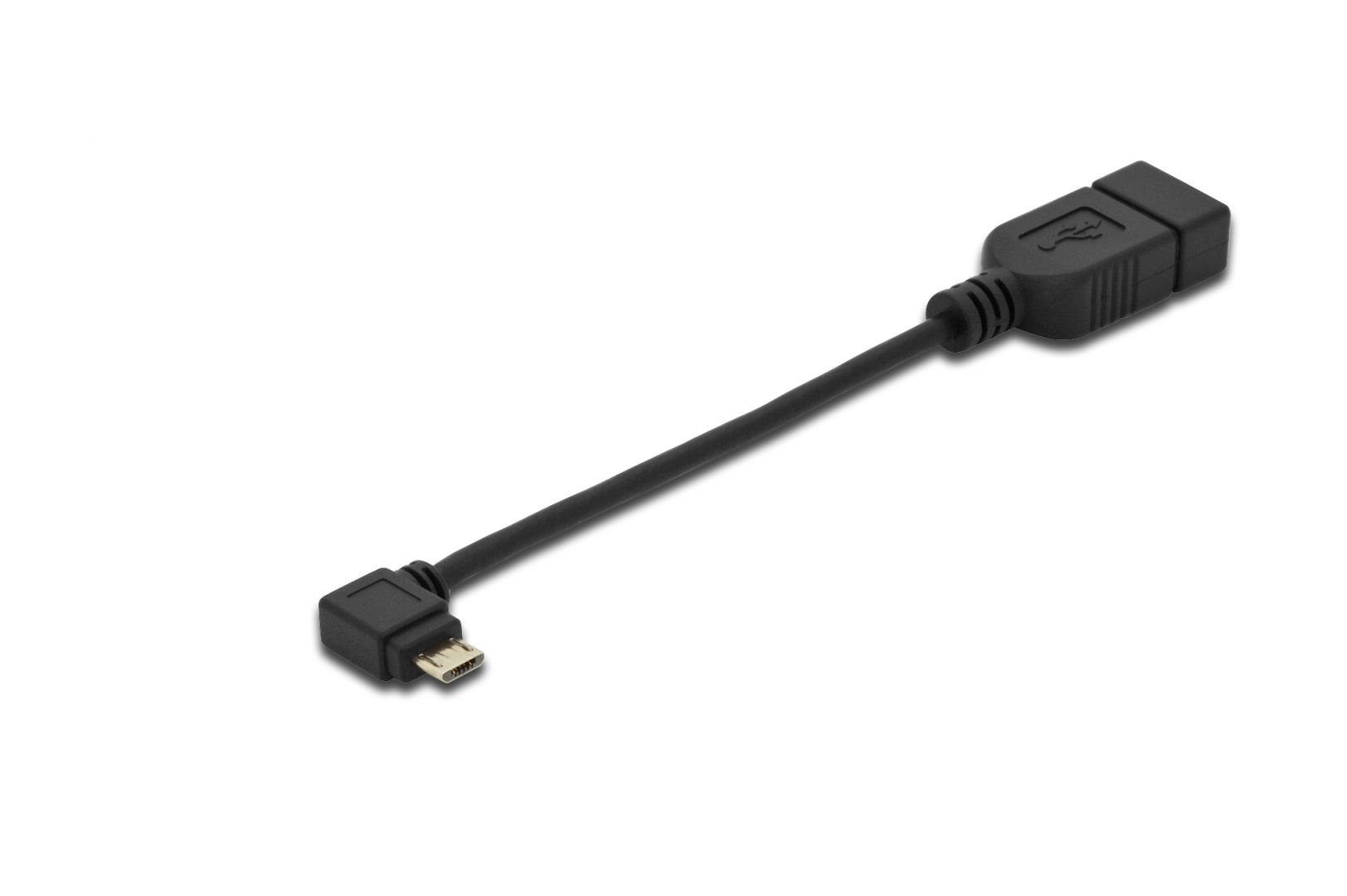 Assmann USB 2.0 adpter cable, OTG, type micro B - A
