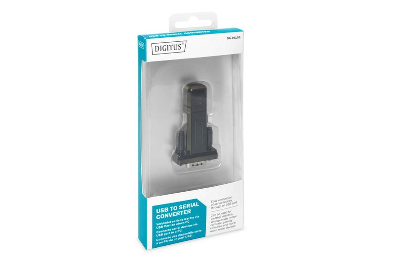 Digitus USB2.0 to Serial Converter Black