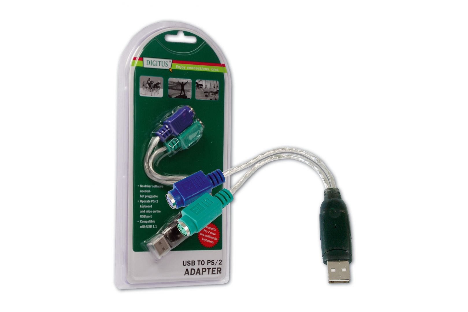 Digitus USB to PS/2 Adapter 