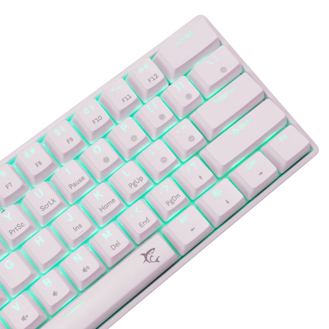 White Shark Shinobi 2 RGB Gaming keyboard White US