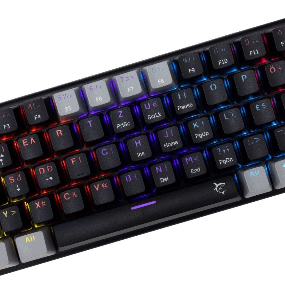 White Shark Wakizashi 2 Red Switches Gaming Keyboard Black/Grey HU