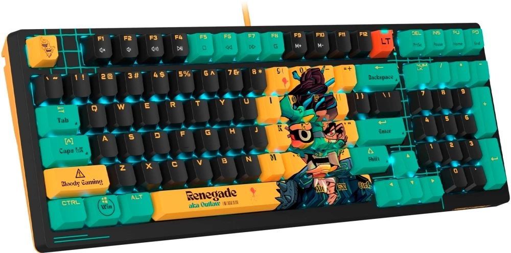 A4-Tech Bloody AT98 RGB Renegade Gaming Keyboard Black US