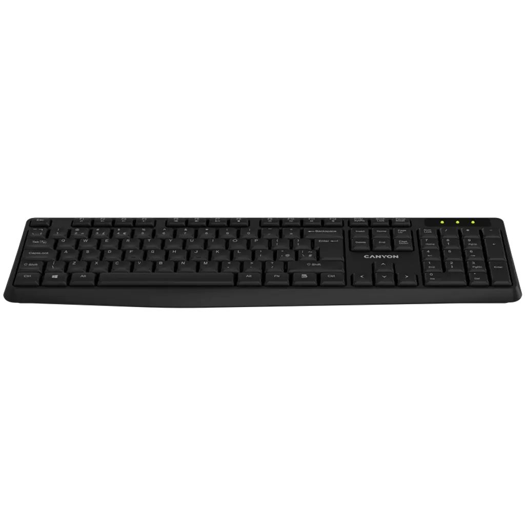 Canyon CNE-CKEYW01-HU Wireless Keyboard Black HU