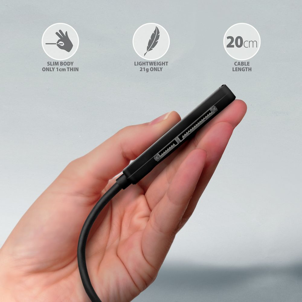 AXAGON ADSA-FP2A USB-A 5Gbps SLIM adapter for 2,5