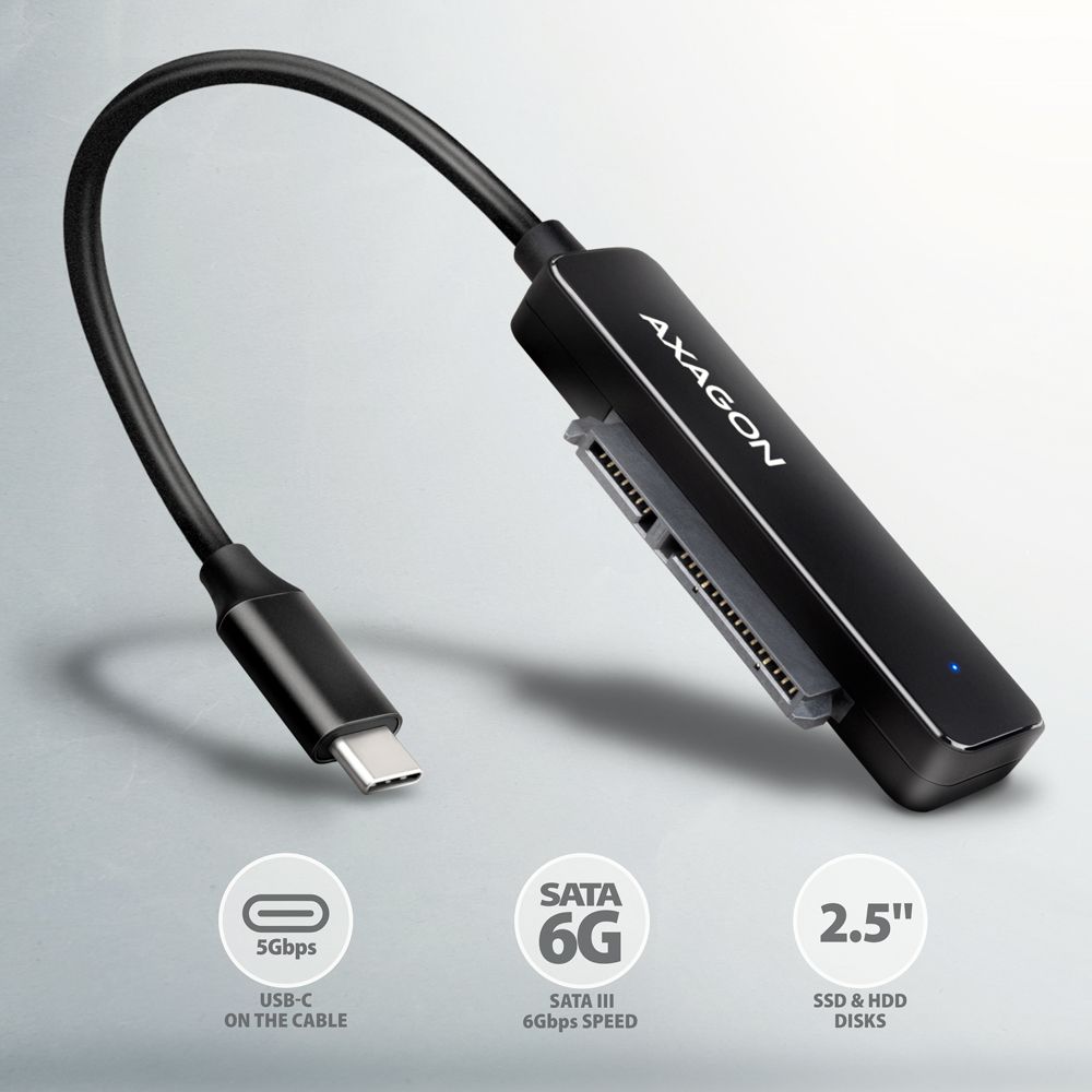 AXAGON ADSA-FP2C USB-C 5Gbps SLIM adapter for 2,5