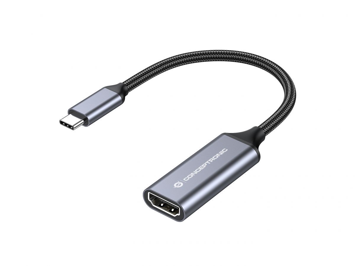 Conceptronic  ABBY09G USB-C to HDMI Adapter 4K60Hz Grey