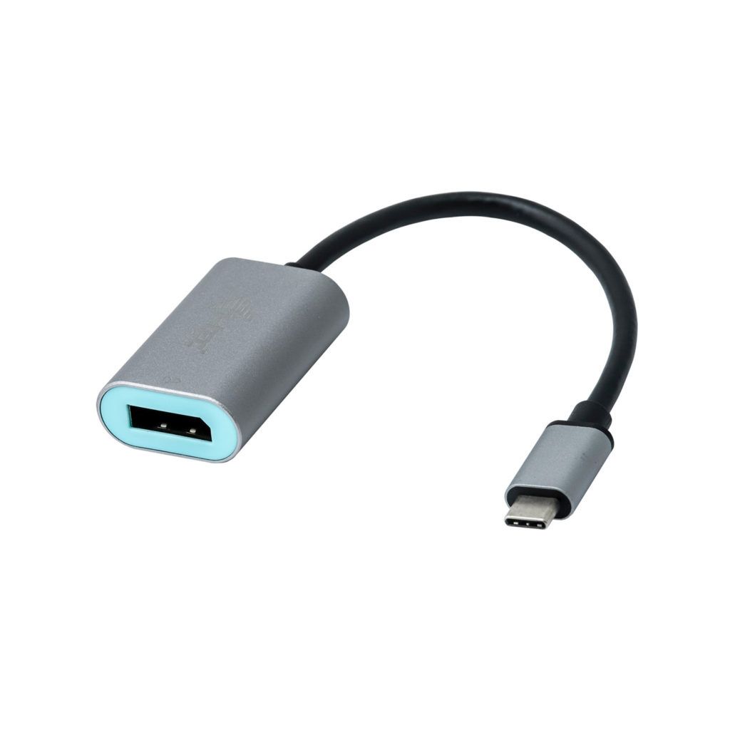 I-TEC USB-C to Metal Display Port 4K/60Hz adapter cable Grey