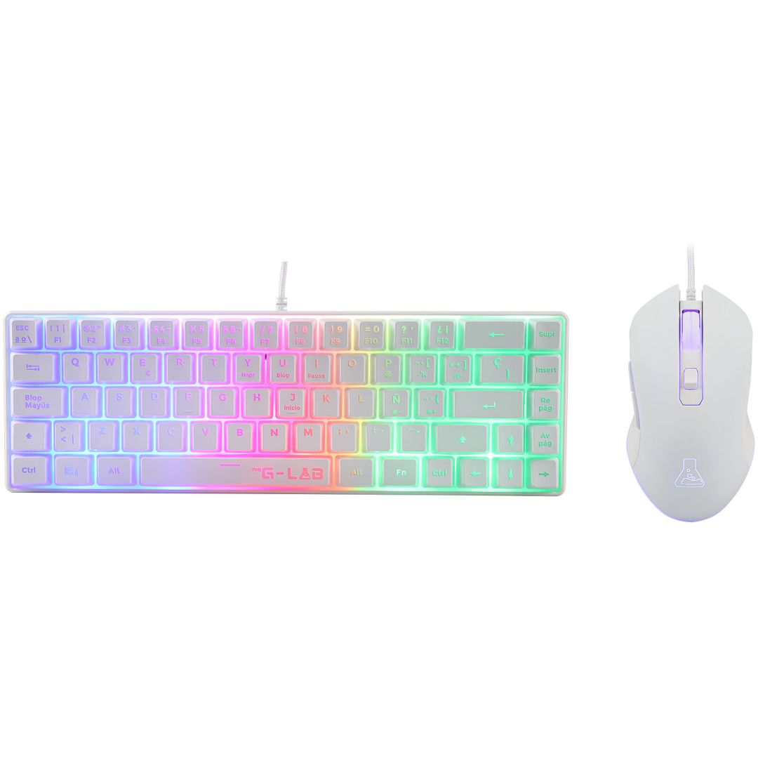 The G-Lab Keyz Hydrogen Keyboard Combo White HU