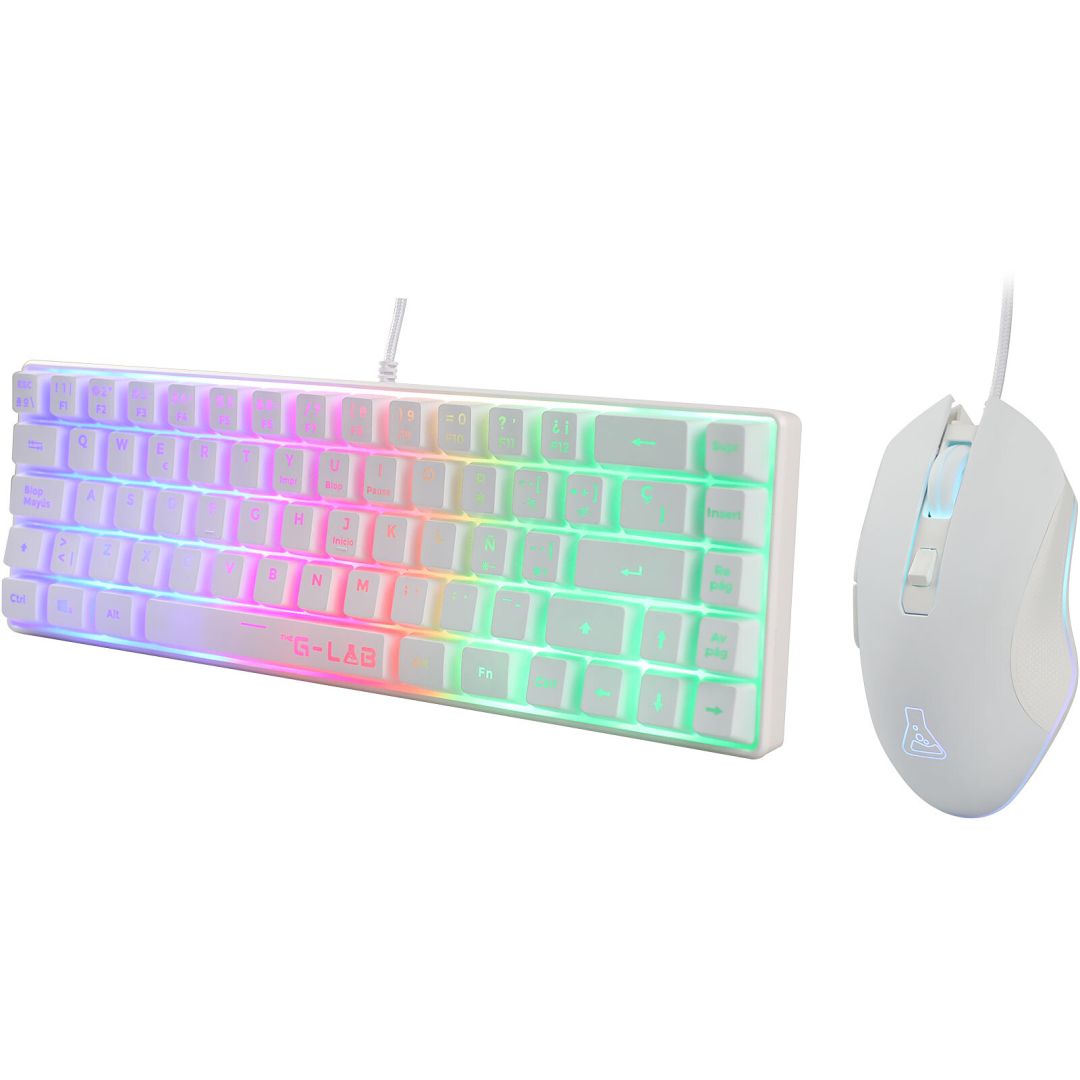 The G-Lab Keyz Hydrogen Keyboard Combo White HU