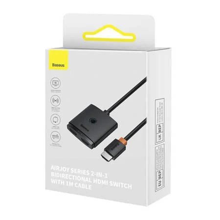 Baseus HDMI Switch 1m Black