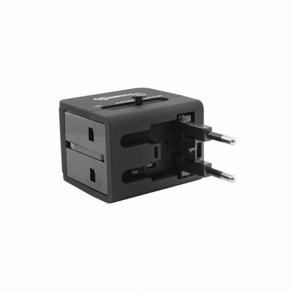 SBOX TA-23 Universal Travel Adapter Black