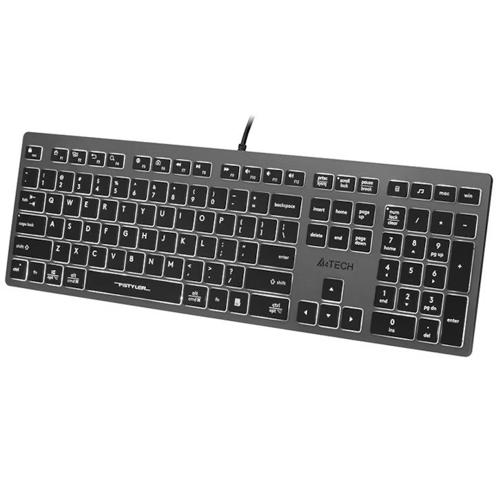A4-Tech FX60H Fstyler Keyboard Black US