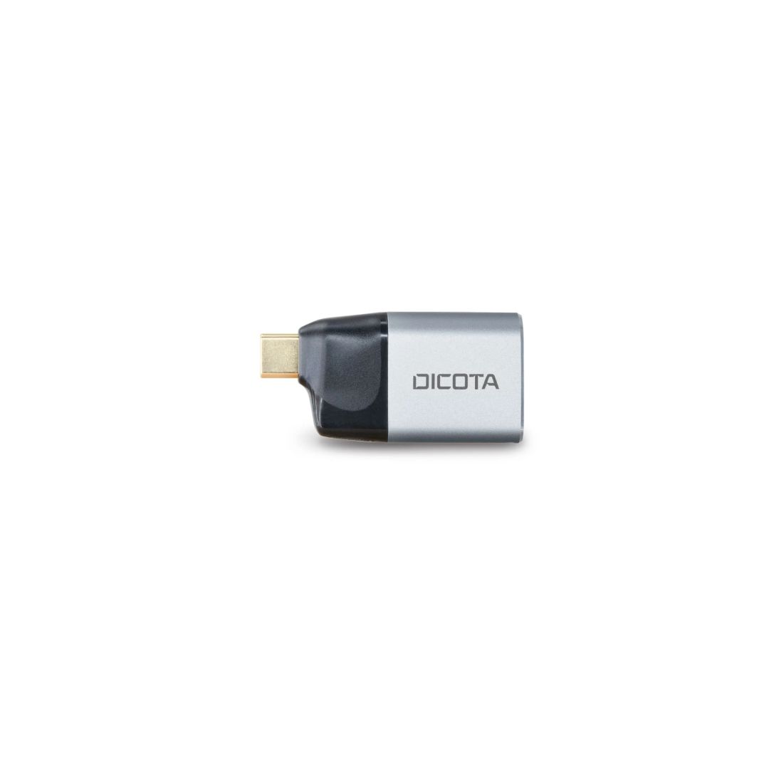 Dicota Dicota USB-C to Display Port Mini Adapter with PD (8k/100W) Grey