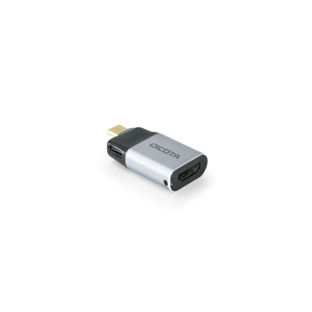 Dicota USB-C to HDMI Mini Adapter with PD (4k/100W) Silver