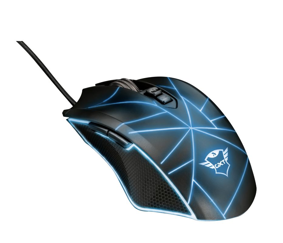Trust GXT160X True RGB Gamer mouse Black
