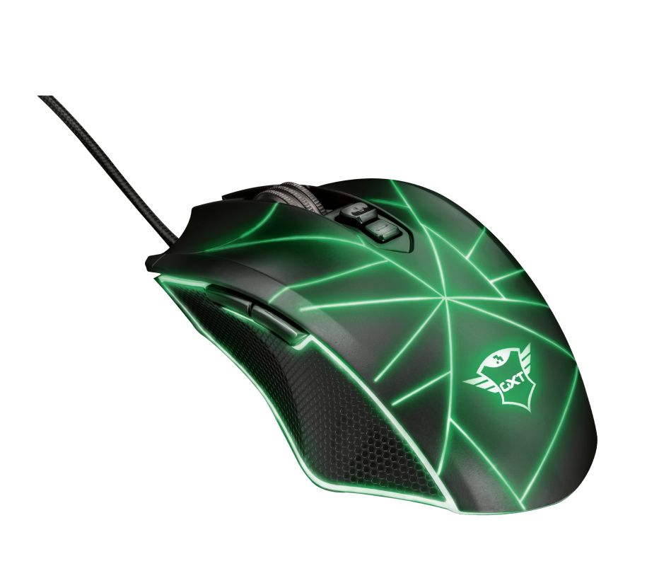 Trust GXT160X True RGB Gamer mouse Black