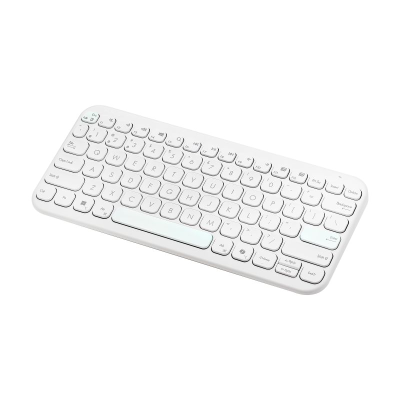 Asus Marshmallow Keyboard KW100 Wireless Keyboard Iridescent White HU