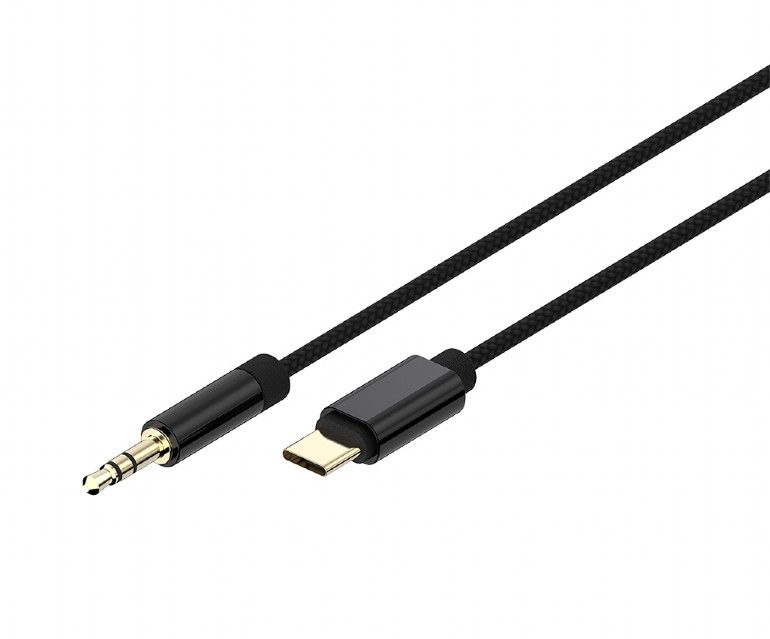Gembird CCA-CM3.5M-1.5M USB type-C to stereo 3.5 mm AUX cable 1,5m Black