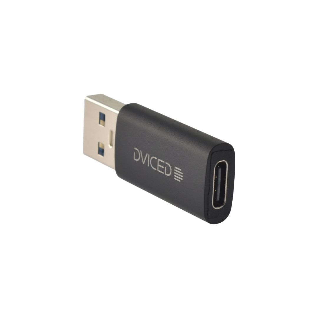 Dviced USB-C to USB-A Adapter Black