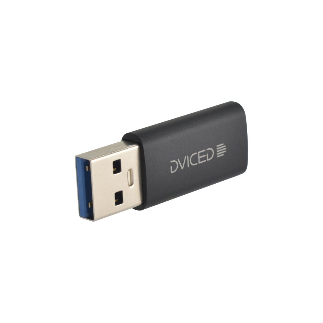 Dviced USB-C to USB-A Adapter Black