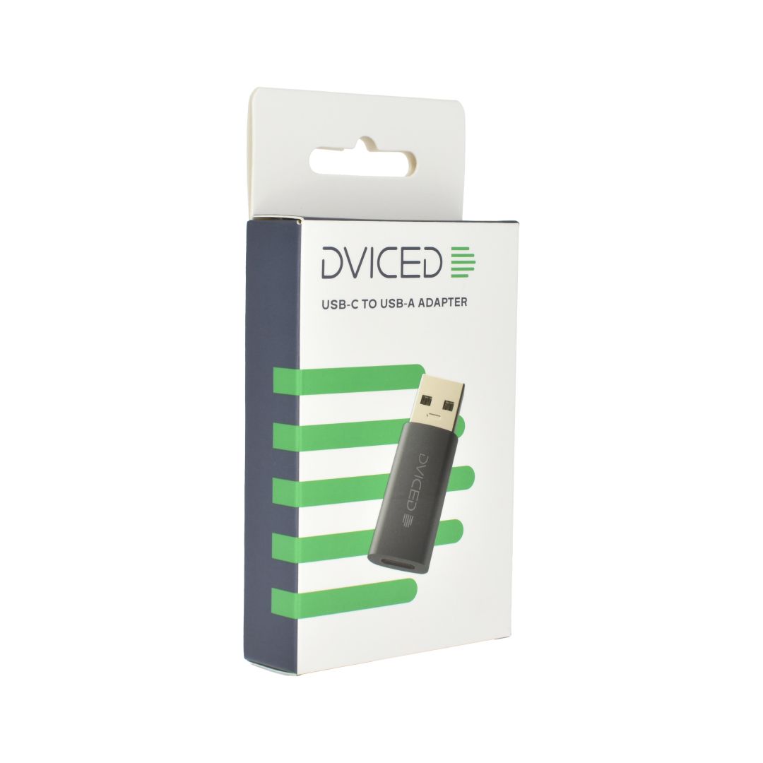 Dviced USB-C to USB-A Adapter Black