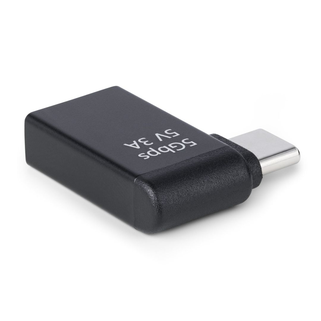Startech USB-C to USB-A Adapter Right-Angled Black