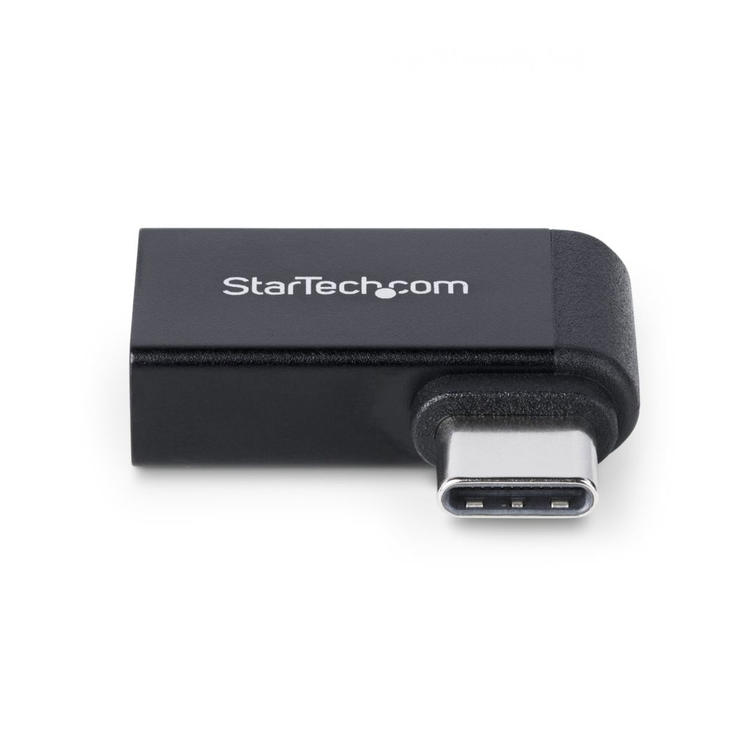 Startech USB-C to USB-A Adapter Right-Angled Black