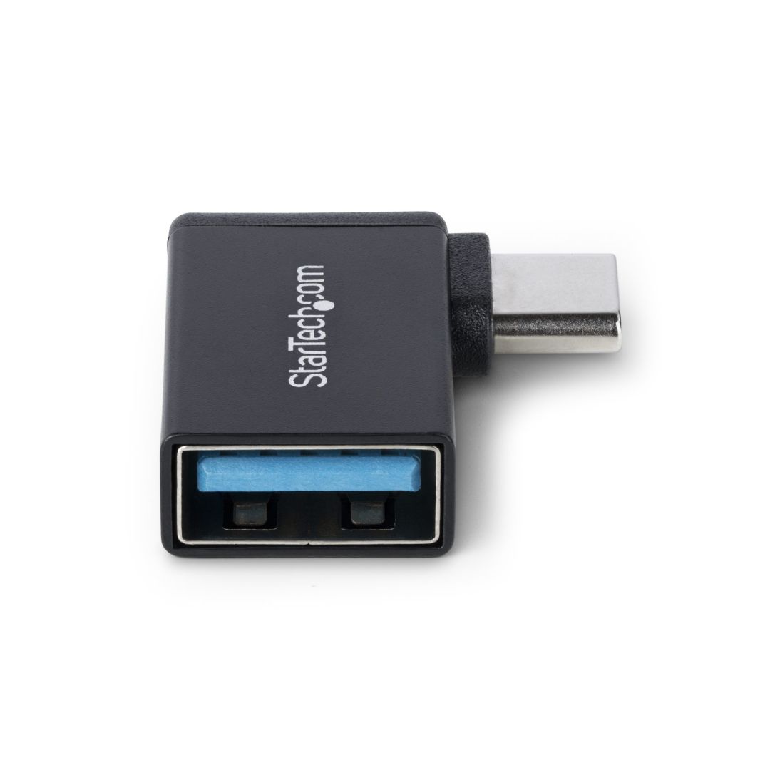 Startech USB-C to USB-A Adapter Right-Angled Black