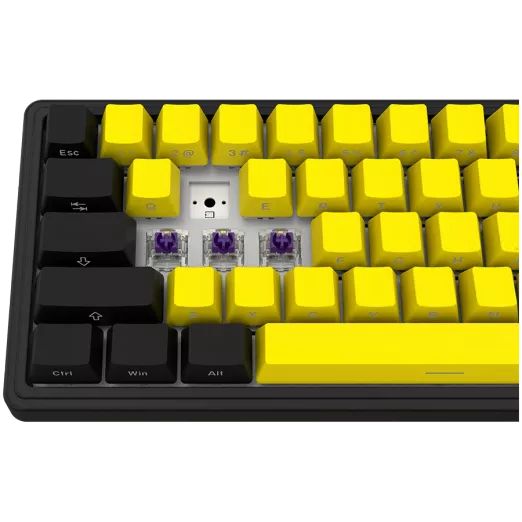 LORGAR KBP70MW Wireless Mechanical Gaming Keyboard Black/Yellow US