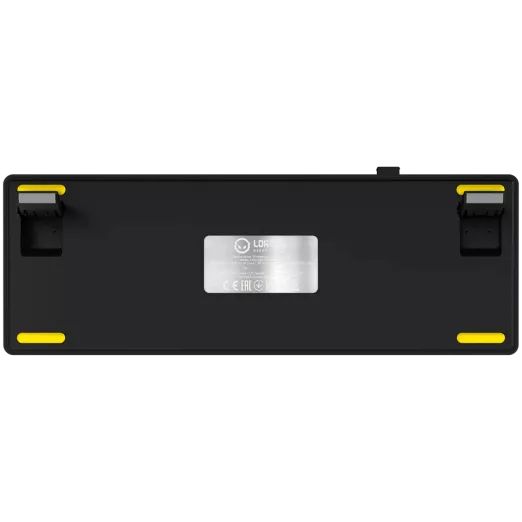 LORGAR KBP70MW Wireless Mechanical Gaming Keyboard Black/Yellow US
