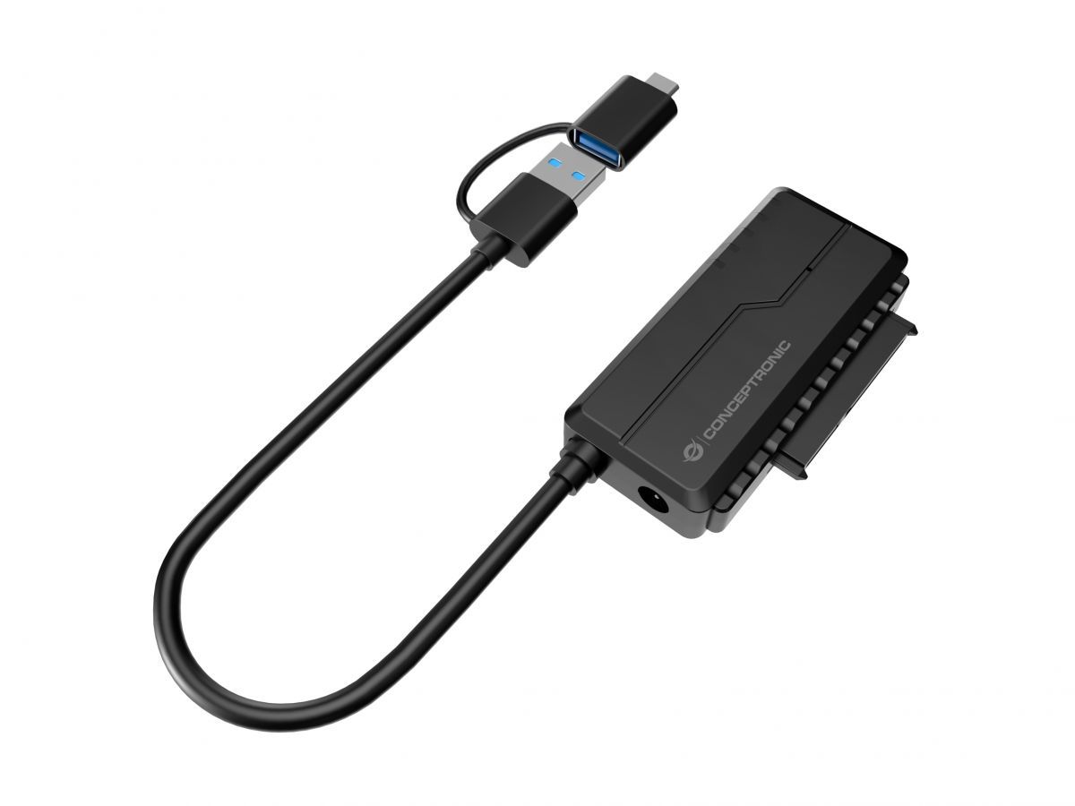 Conceptronic  ABBY21B USB to SATA 3.0 Adapter with Power Adapter 2.5