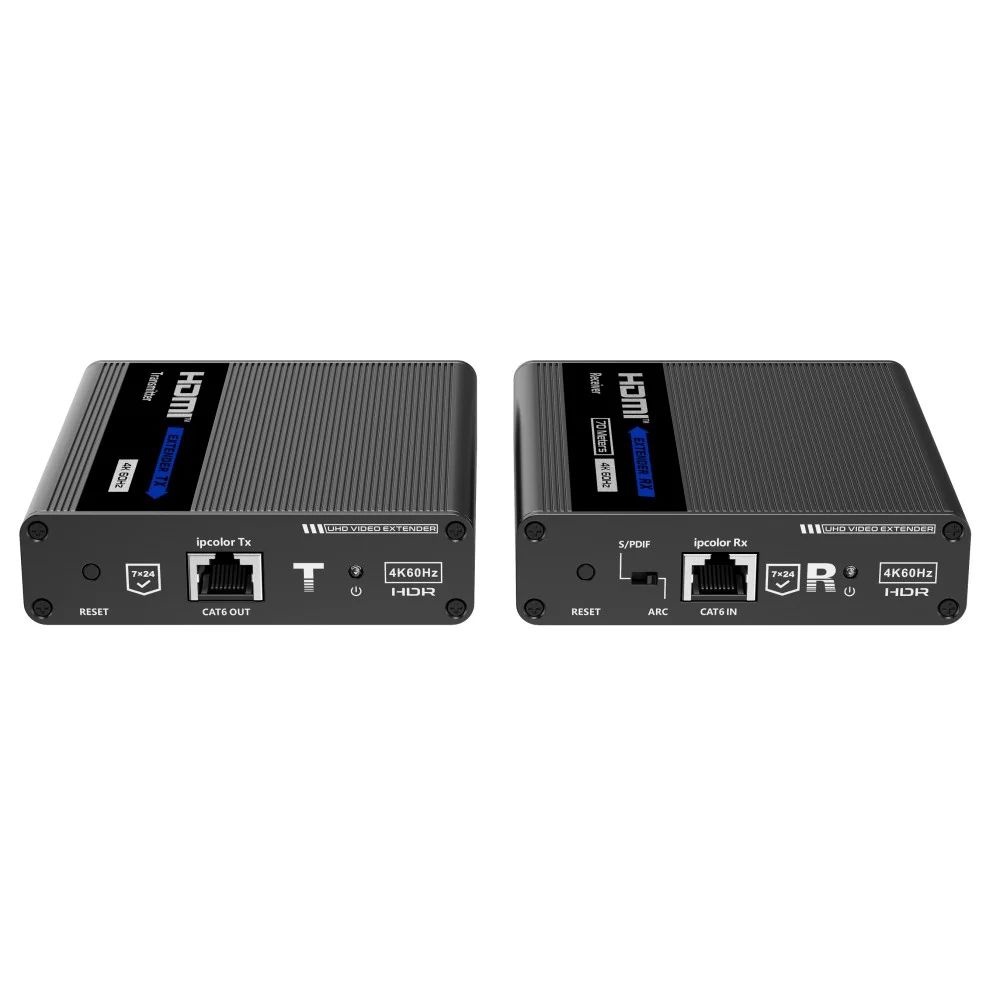 TECHLY  Extender Amplifier 4K HDMI up to 70m on Cat.6/6A/7 Cable one to one connection