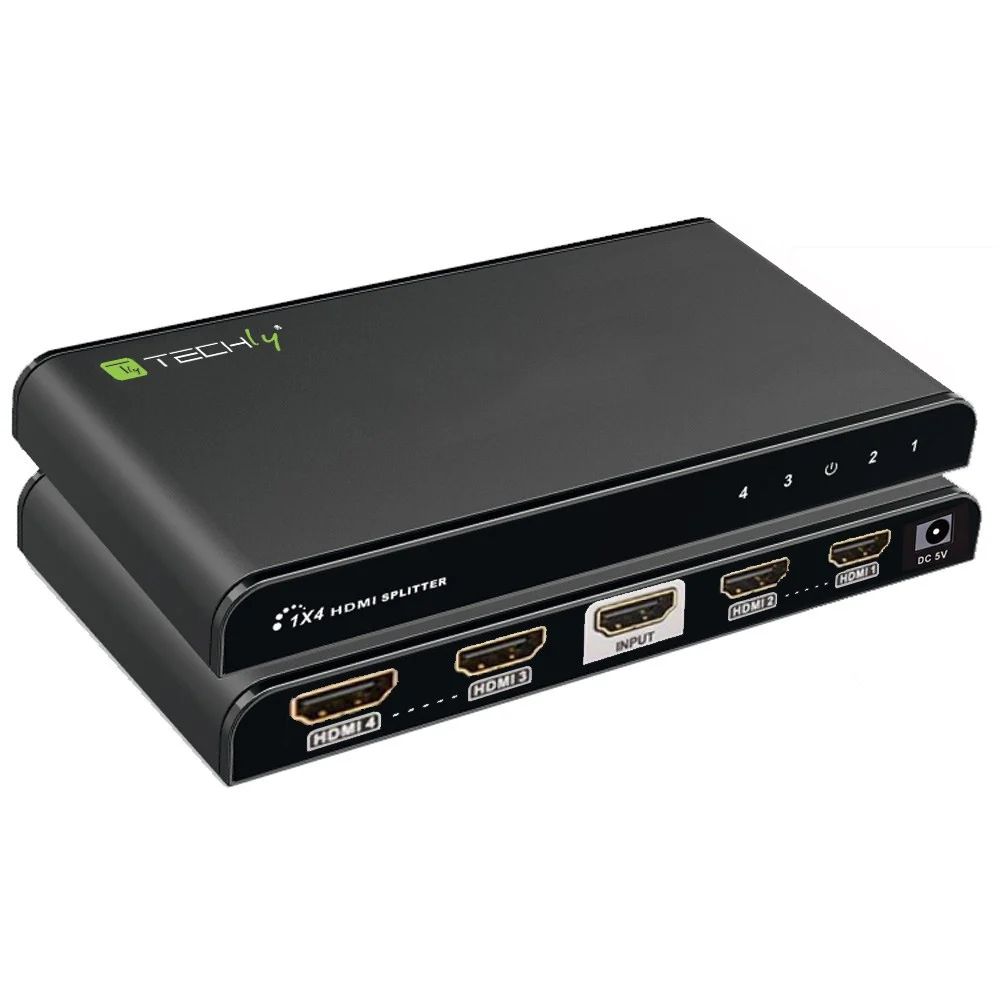 TECHLY  Splitter HDMI 4 way 4K*2K