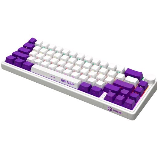 LORGAR KBP70MW Wireless Mechanical Gaming Keyboard White US