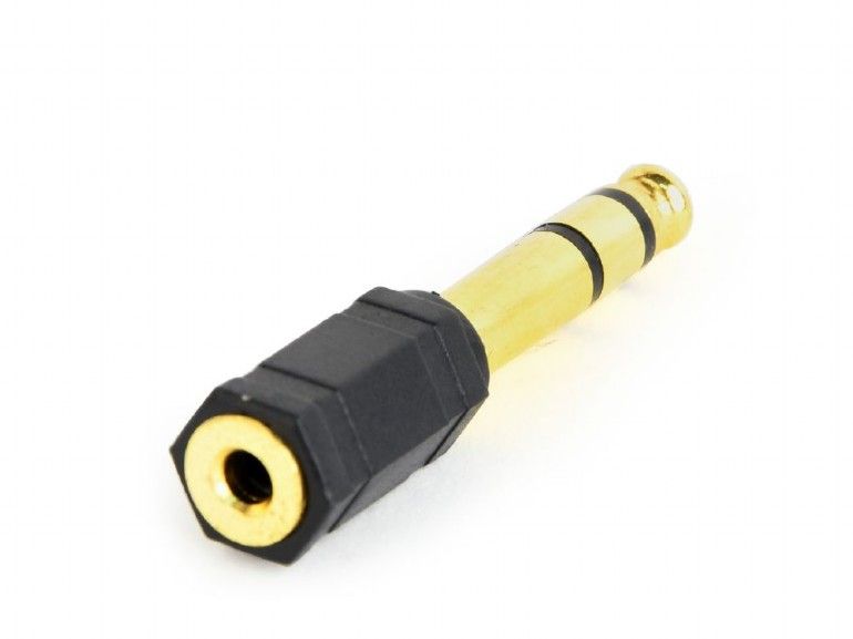 Gembird 6.35 mm to 3.5 mm audio adapter plug