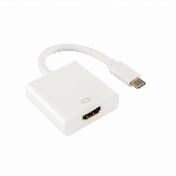 SBOX HDMI Female-> TYPE-C Male Adapter White