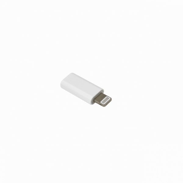 SBOX IPH/8 Male -> TYPE-C Female Adapter White