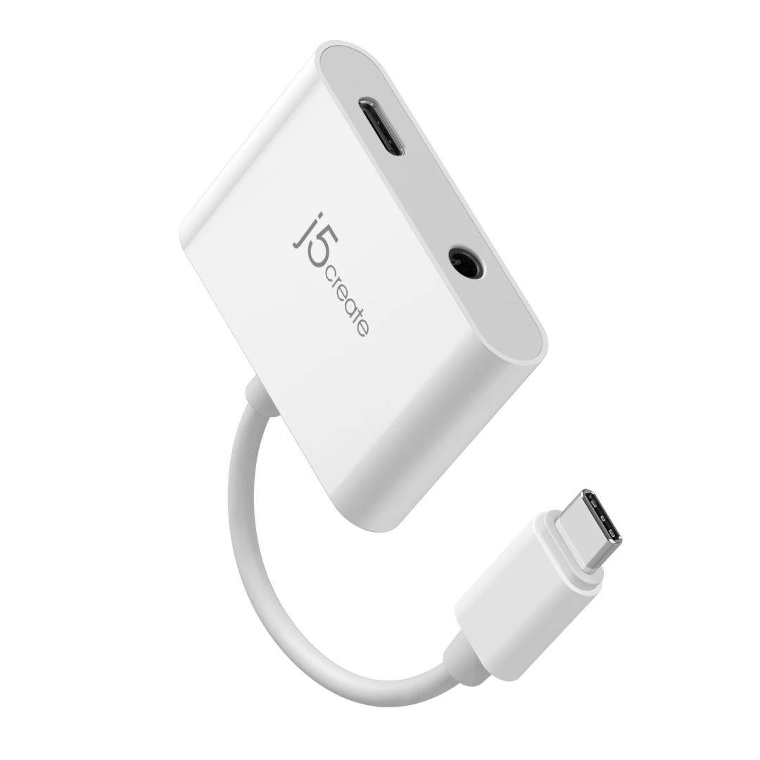 j5create USB-C to 3.5mm Audio Adapter with Power Delivery