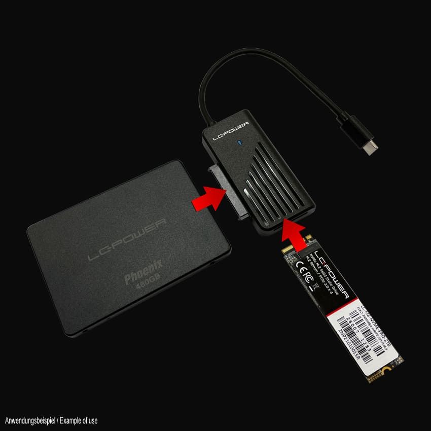 LC Power LC-ADA-USB-SATA-NVMe