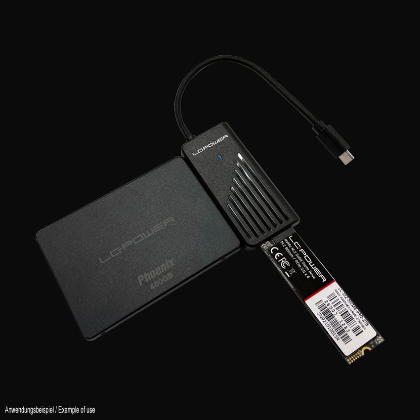 LC Power LC-ADA-USB-SATA-NVMe